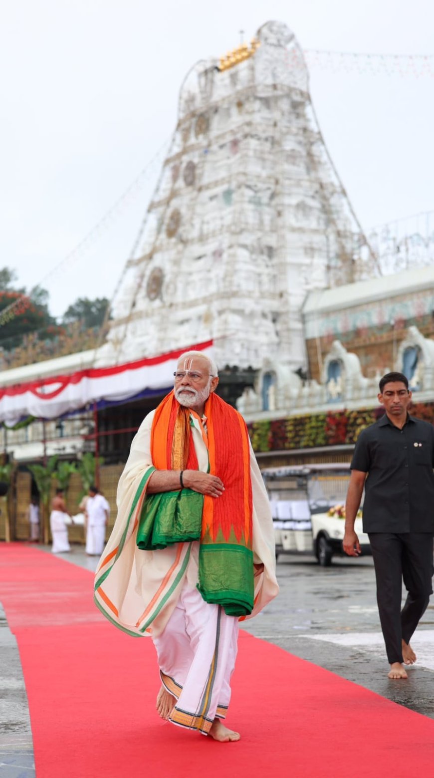 తిరుమల శ్రీవారిని దర్శించుకున్న గౌ. భారత ప్రధాని