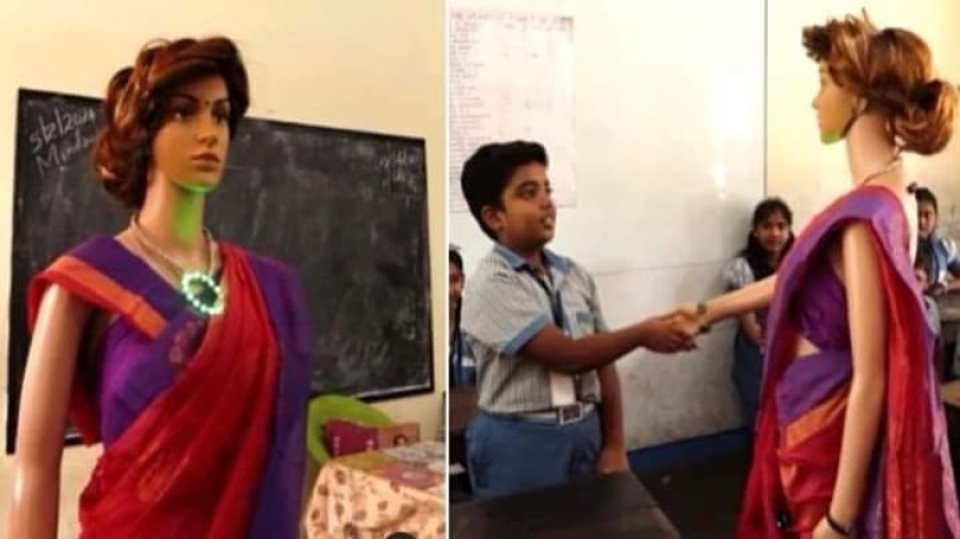 తొలిసారిగా తిరువనంతపురం స్కూల్లో విద్యార్థులకు పాఠాలు చెబుతున్న ఏఐ టీచర్ ( రోబో)?