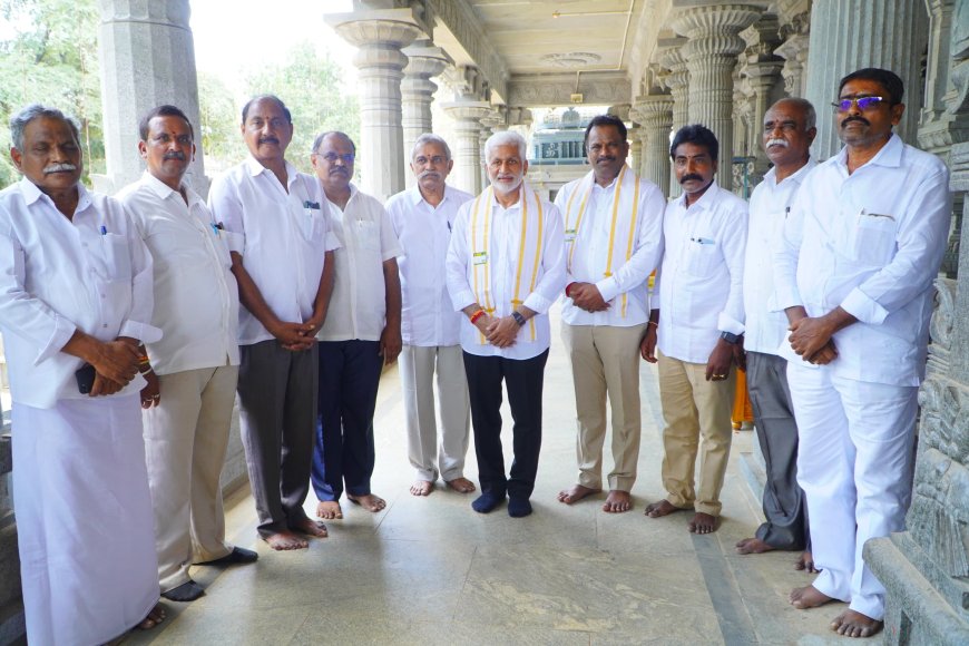 అంకమ్మ తల్లి కిరీటానికి విరాళం ప్రకటించిన విజయసాయిరెడ్డి