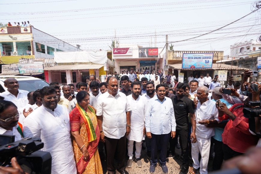 కోవూరు అసెంబ్లీ కూటమి అభ్యర్థిగా నామినేషన్ దాఖలు చేసిన వేమిరెడ్డి ప్రశాంతి రెడ్డి