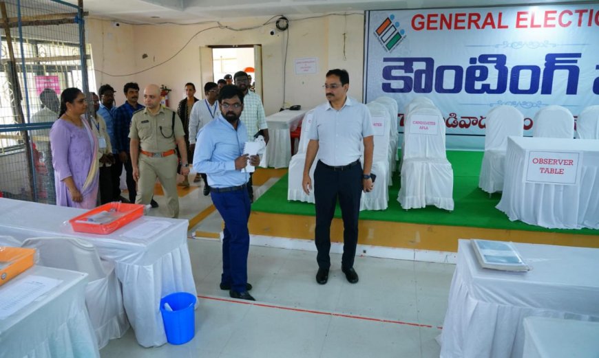 కౌంటింగ్ ఏర్పాట్లు సంతృప్తికరంగా ఉన్నాయి - రాష్ట్ర ప్రధాన ఎన్నికల అధికారి ముఖేష్ కుమార్ మీనా
