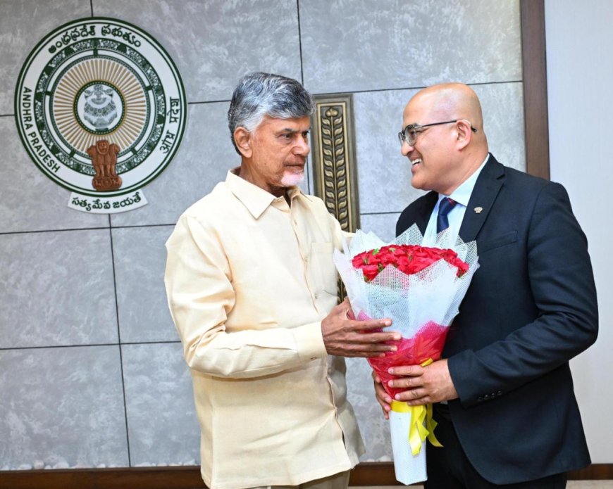 సీఎం చంద్రబాబు నాయుడుతో ఎయిమ్స్ డైరెక్టర్ భేటీ