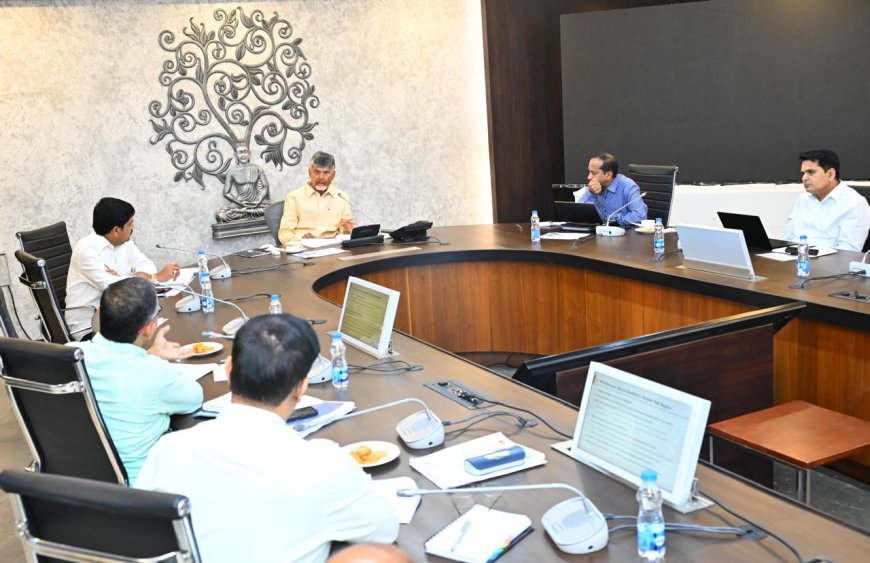 ప్రజా సమస్యల పరిష్కారానికి సత్వర మార్గాలు చూడండి - సీఎం చంద్రబాబు నాయుడు
