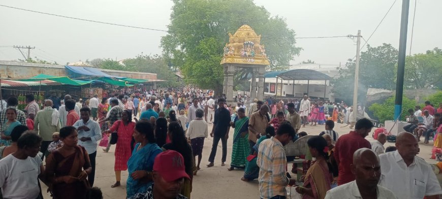 మాలకొండ దేవాలయానికి పోటెత్తిన భక్తుల