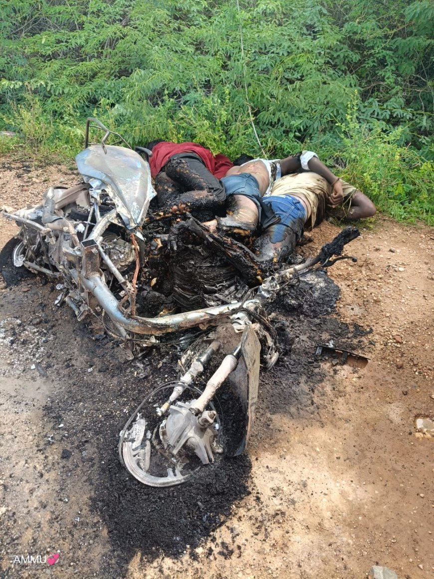 విద్యుత్ వైర్ తెగిపడి ముగ్గురు మృతి