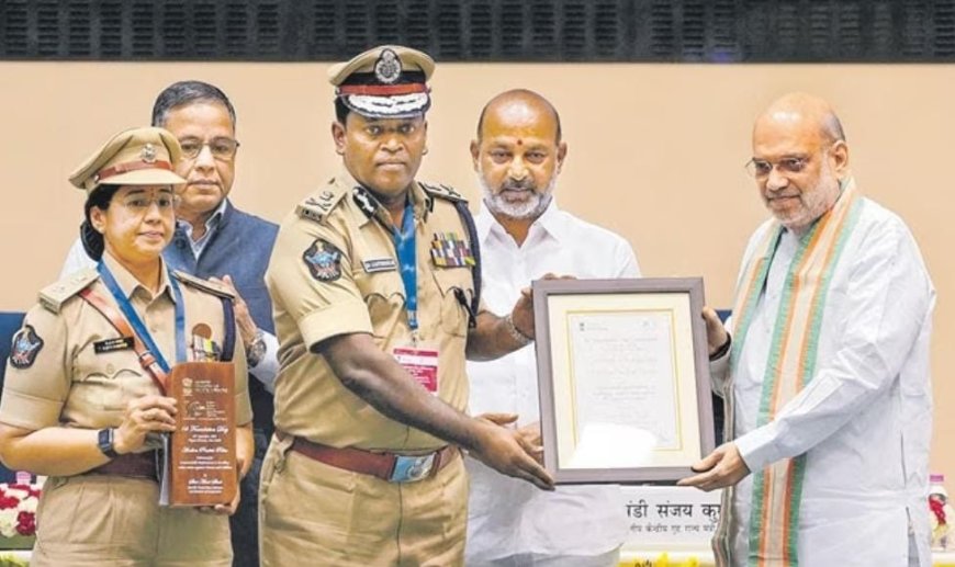 ఏపీ పోలీస్ శాఖకు కేంద్ర పురస్కారం