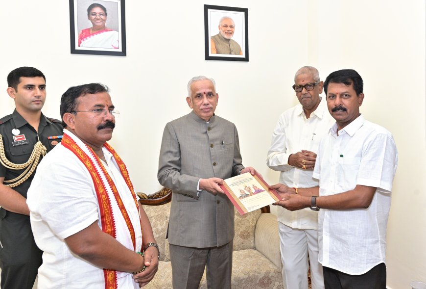 దేవీ నవరాత్రి ఉత్సవాలకు గవర్నర్ అబ్దుల్ నజీర్ కు ఆహ్వానం