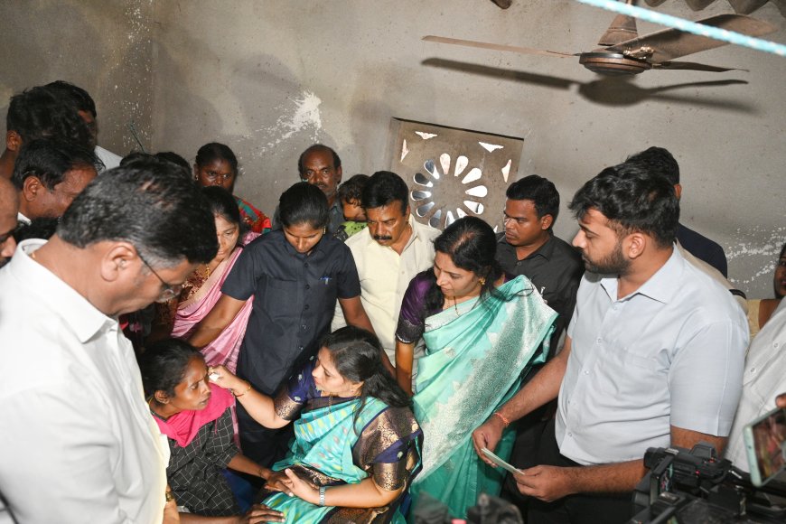 తిరుపతి జిల్లా,వడమాల పేట మండలం,అలివేలు మంగాపురం ఎస్టీ కాలనీ ని సందర్శించిన హోం మంత్రి