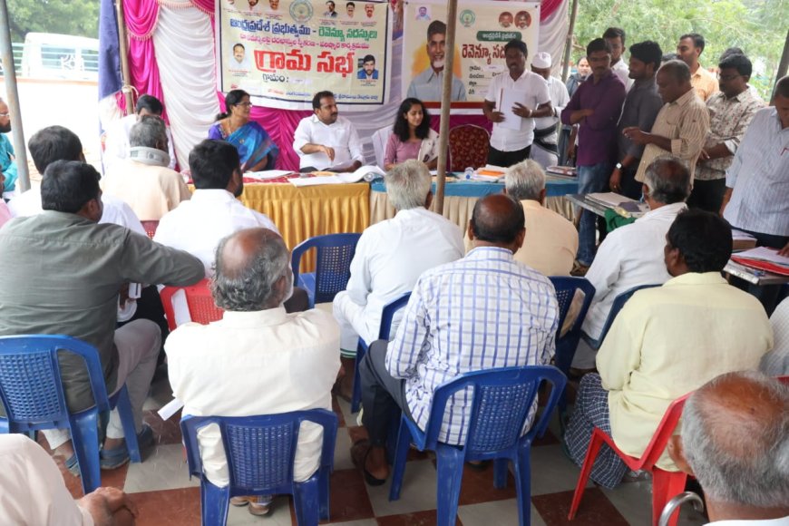 నిజమైన భూ యజమానుల కోసమే రెవెన్యూ సదస్సులు