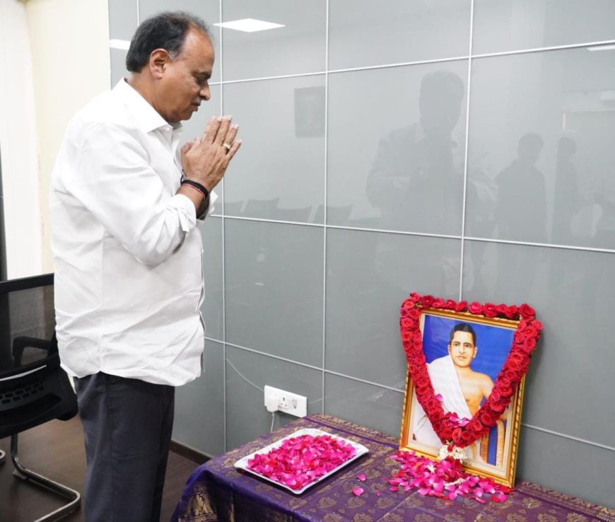 అమర జీవి పొట్టి శ్రీరాములకి ఎంపీ వేమిరెడ్డి ప్రభాకర్ రెడ్డి ఘన నివాళి