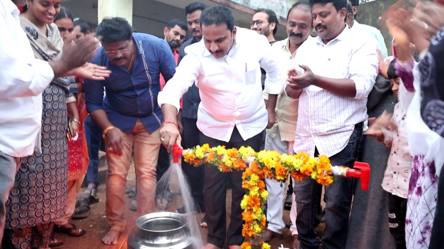 సుందరయ్య నగర్ కాలనీ ప్రజలకు తీరిన మంచి నీటి కష్టాలు