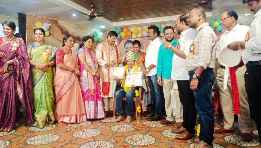 నాసరయ్యకు తెలుగు కీర్తి జాతీయ ప్రతిభా పురస్కారం
