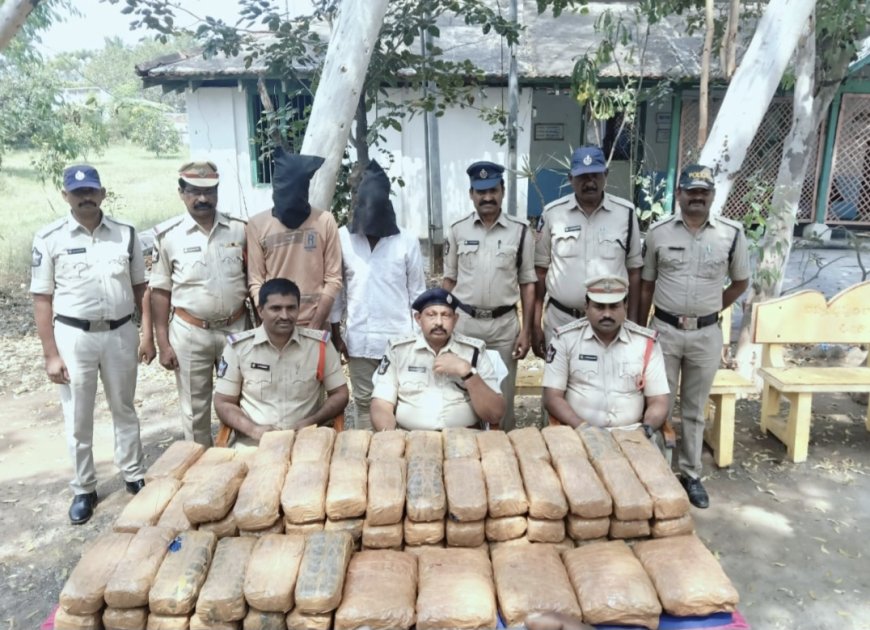 100 కేజీల గంజాయి పట్టివేత