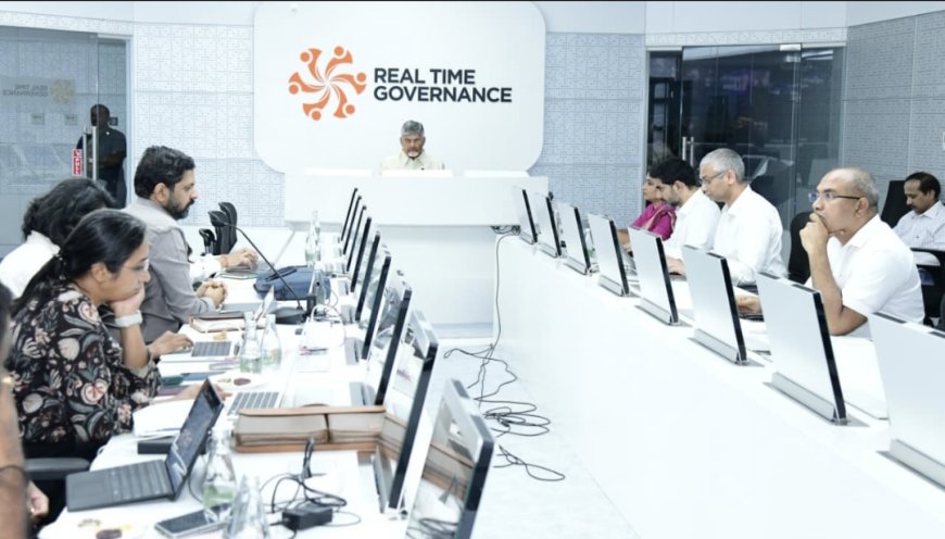 ఆర్టీజీ సెంటర్ నుంచి  మోంథా  తుఫానుపై సీఎం చంద్రబాబు నాయుడు మరోసారి సమీక్ష