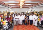 దివ్యాంగులకు ఉచిత త్రీ వీలర్  బైకులను పంపిణీ చేసిన మంత్రి  డోలా