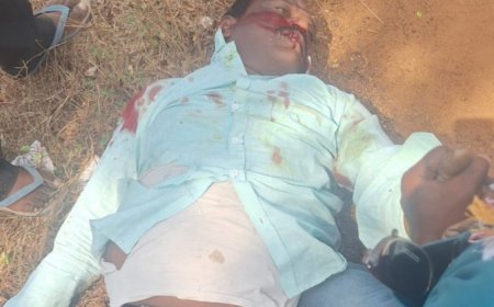 విద్యుత్ స్తంభాన్ని ఢీకొని వ్యక్తి మృతి
