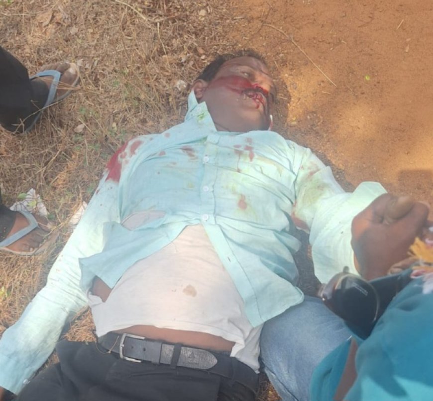 విద్యుత్ స్తంభాన్ని ఢీకొని వ్యక్తి మృతి