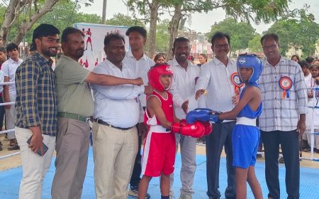 నవోదయలో  రీజనల్ బాక్సింగ్ పోటీలు ప్రారంభం