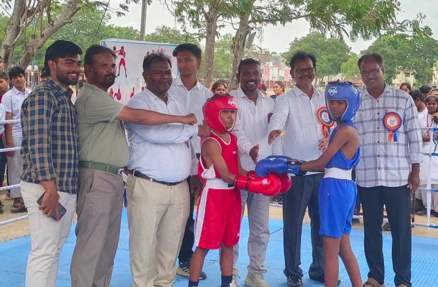 నవోదయలో  రీజనల్ బాక్సింగ్ పోటీలు ప్రారంభం