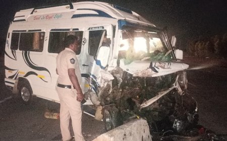 పెళ్లి బృందానికి త్రుటిలో తప్పిన ప్రమాదం