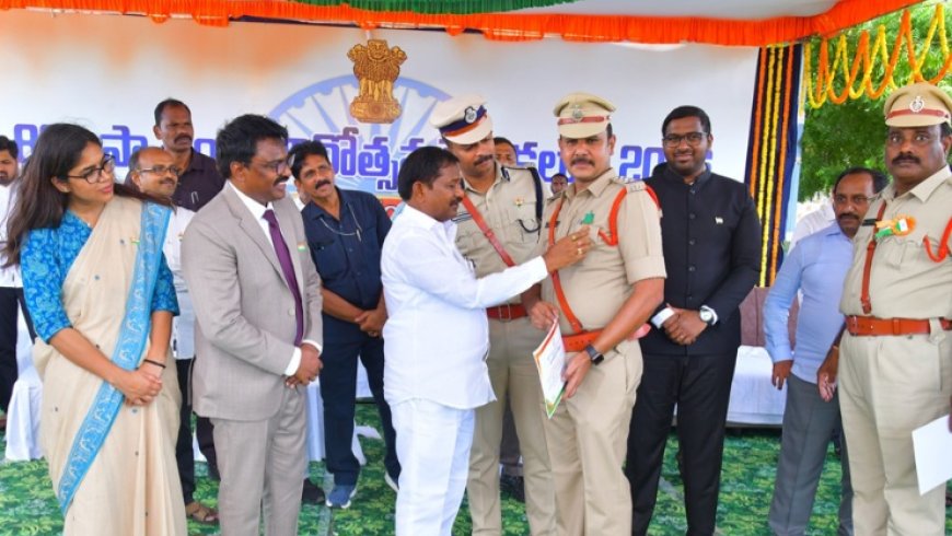 కందుకూరు సీఐ అన్వర్ భాషకు  సేవా పురస్కారం