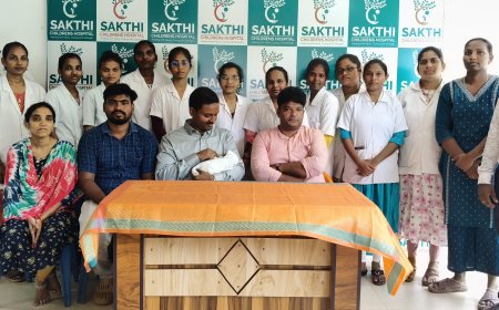 ఫ్రీ మెచ్యూర్  శిశువుకు  ప్రాణం పోసిన కందుకూరు శక్తి చిల్డ్రన్ హాస్పిటల్