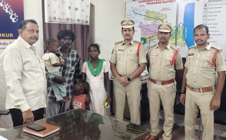 తప్పిపోయిన బాలుడిని  సురక్షితంగా  తల్లిదండ్రుల దగ్గరకు చేర్చిన  కందుకూరు పోలీసులు