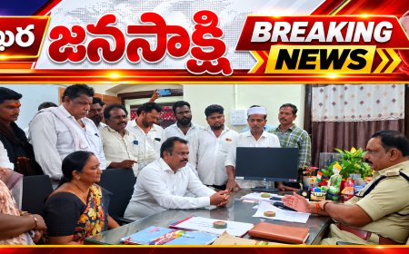 తన భర్తను  బలవంతంగా తీసుకెళ్లారంటూ  డీఎస్పీకి భారతి ఫిర్యాదు